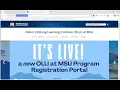 OLLI Account Creation Instructional