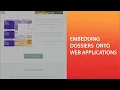 Embedding Dossiers to Web Applications