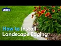 How To Install Landscape Edging