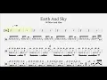 Earth And Sky - Of Mice And Men - Drum Transcript DIFFICULTY 5/5 ⭐️