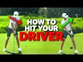 How to Hit Golf Drives Straight \u0026 Far (Simple Tip)