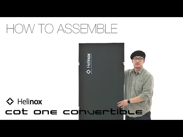 Helinox Cot One Convertible Black  Regular
