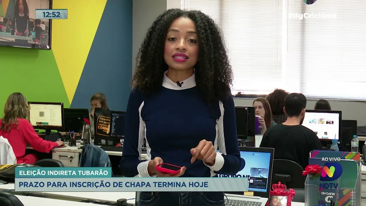 Eleição indireta Tubarão: prazo para a inscrição das chapas concorrentes termina hoje.