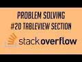 Problem Solving TableView Section