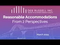 DRI Reasonable Accommodations 2024 In-depth
