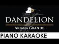 Download Lagu Ariana Grande - dandelion - Piano Karaoke Instrumental Cover with Lyrics