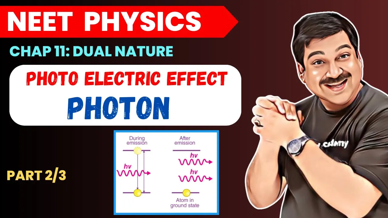 Photons & Plank's Quantum Theory 💥NEET Physics💥 Chap 11 DUAL NATURE Part 2 @arvindneet