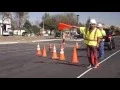 Traffic Flagger Training Demo by Turner Safety