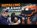 Converting My Kubota B7500 Tractor to Skid Steer Quick Attach
