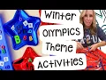Winter Olympics Theme Activities for Preschool Pre-k Kindergarten