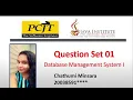 Data Base Task 01 Create a Database Using MySQL Workbench Java Institute Chathumi Minsara