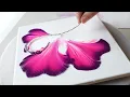 1073 Ball Chain pulling technique Purple Pink flower for beginners Designer Gemma77