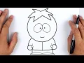 HOW TO DRAW BUTTERS STOTCH South Park - Easy Step By Step Tutorial For Beginners