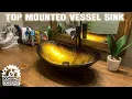 How to Install Vessel Sink Oval Tempered Glass