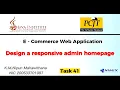 Responsive admin homepage Task 41