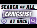 How To Search On All Craigslist At Once