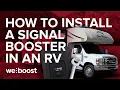 How To Install A Cell Phone Signal Booster In An RV Drive 4G X RV weBoost