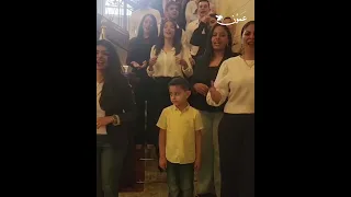 كورال هارموني المصري يغني للملك والأردنيين من السفارة الاردنية في القاهرة عمون مصر الأردن 