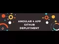 Deploy Angular App to GitHub Pages