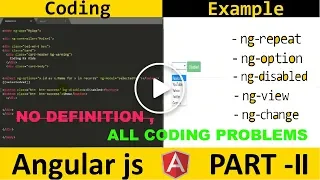Angular js directives angular js tutorial Part 2 coding ka kida