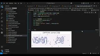 Create Image CAPTCHA Generator in Python Step-by-Step Tutorial