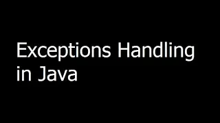 Exception Handling in Java with Examples - Learn Java Programming