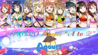 Download Aqours - KOKORO Magic ''A to Z'' - color coded (ROM/ENG/VIE) MP3
