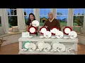Lenox Chirp 12-Piece Bone China Dinnerware Set on QVC