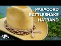 Make a Rattlesnake Hatband with Paracord