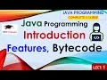 L1 Introduction to Java Programming Java Features Bytecode Java Programming Lectures