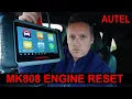 How to reset a Check Engine warning light with the Autel MK808 MaxiCOM OBD2 Pro Diagnostic Scan Tool