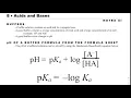 AP Chemistry Notes 8 11 - Buffers