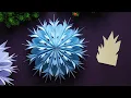 DIY Paper Snowflakes 3D Snowflake Patterns for Christmas Decorations