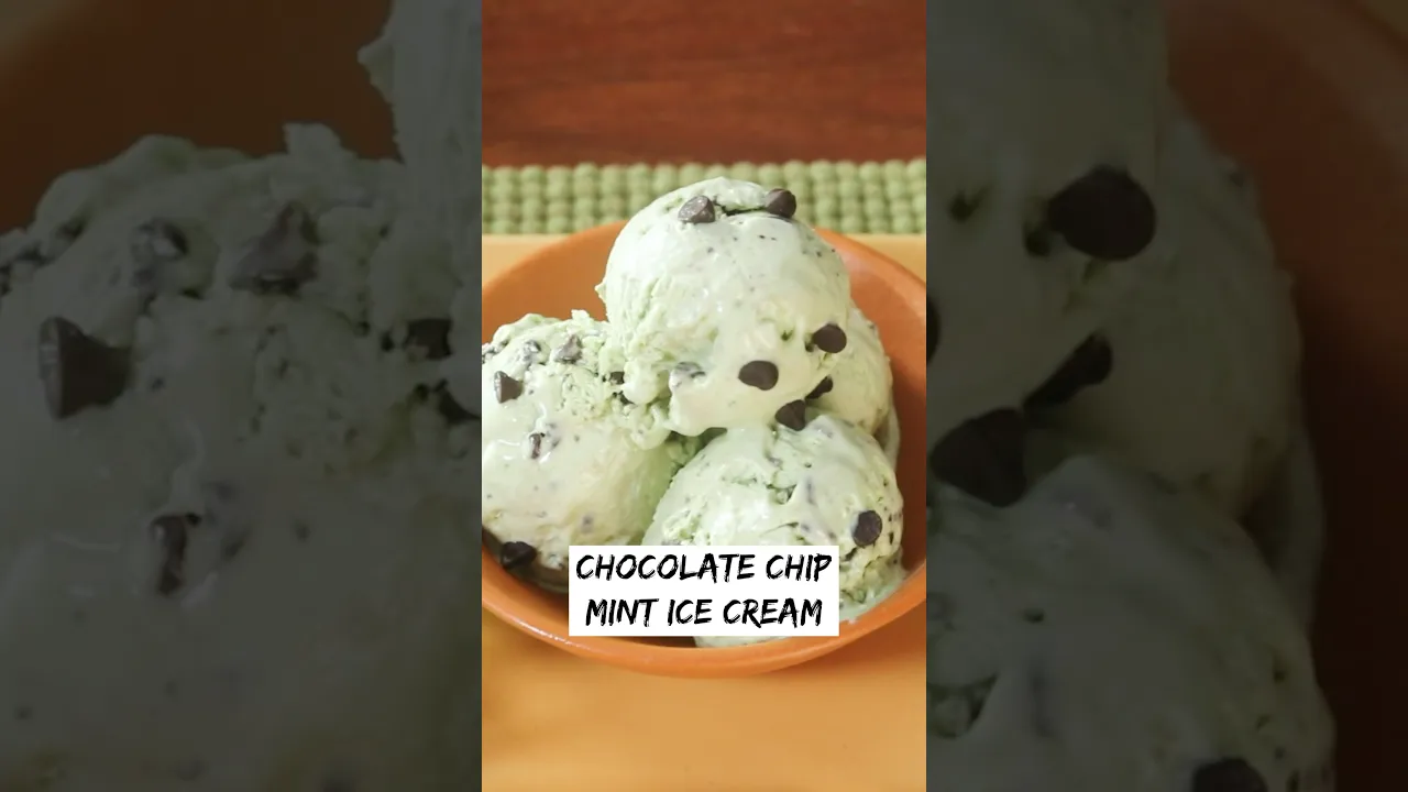 Chocolate Chip Mint Ice Cream is a must try summer indulgence #shorts #beattheheat #summerspecial