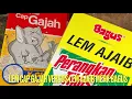 Lagu Mana yg lebih bagus?? Lem Cap Gajah atau Lem Ajaib merk BAGUS