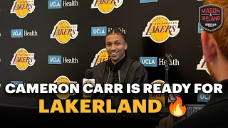EXCLUSIVE Lakers Draft Pick Cameron Carr s First Interview Looks Up To Kobe Bryant