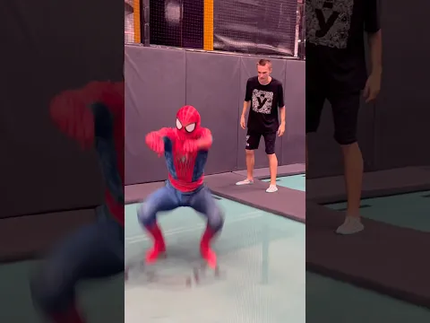 Gymnast or Spider-Man?😳 #spiderman