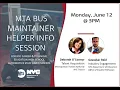 MTA NYCT Maintainer Helper Info Session Open Competitive Exam 3619