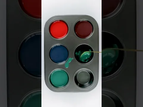Color Mixing Theory 84 #colormixing #satisfying #mixedcolors #colormixingvideo