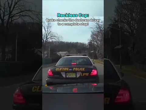 Cop Brake Check Attempt Goes Wrong!