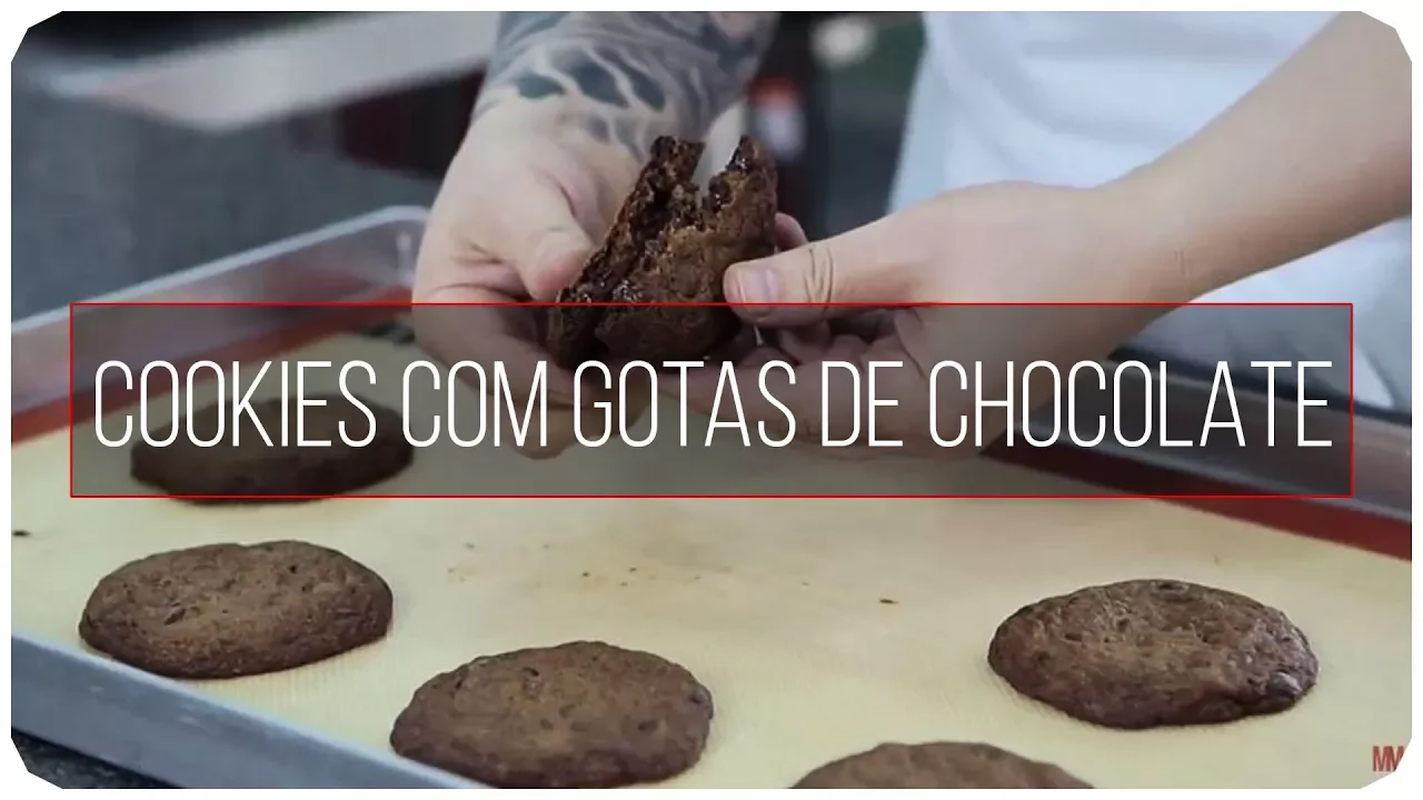 COOKIES COM GOTAS DE CHOCOLATE POR FLÁVIO FREDERICO I MASSA MADRE BLOG
