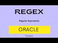 Regular Expression REGEX ORACLE SQL SQL