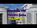Mitsubishi VRF How to fault finding error code 5105
