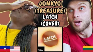 Download REACTION TO JUNKYU of TREASURE - Latch (Disclosure x Sam Smith Cover) | FIRST TIME HEARING MP3