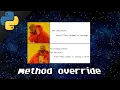 Python method overriding