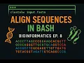 Sequence Alignment using Bash Bioinformatics Ep 8 Align DNA Protein from Terminal