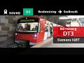 Download Lagu [Sound] U-Bahn Nürnberg DT3 | Siemens | [U3] Nordwestring - Großreuth (2.2024)