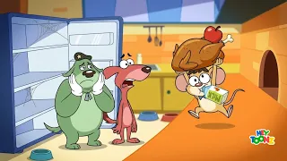 Fare BÜTÜN mamayı yedi! 😱 Köpeklere yiyecek hiçbir şey kalmadı! | Rat-a-Tat | Komik Karikatür