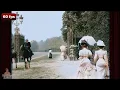 A Walk in the Park c 1900 Bois de Boulogne Paris Legacy Colorization