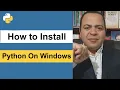 How to install Python on Windows 2025